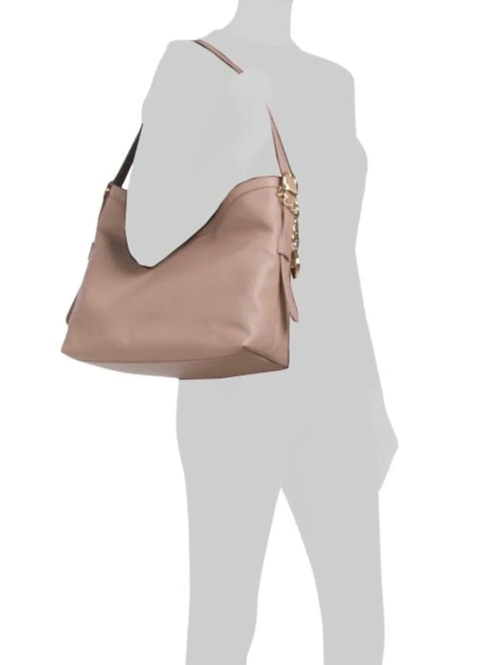 VALENTINA Made In Italy Leather Large Hobo